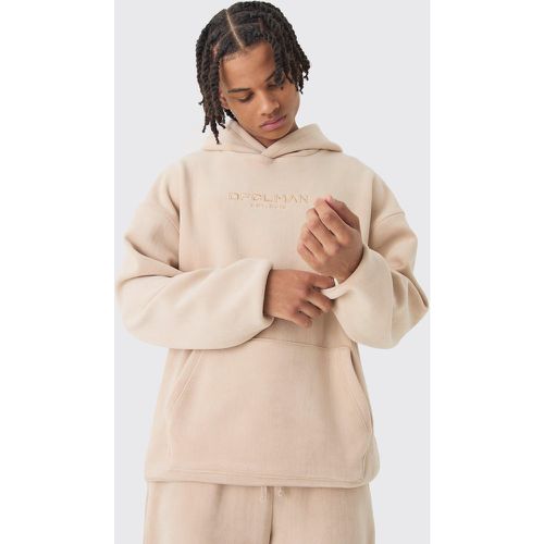 Sweat à capuche oversize en polaire homme - S - Boohooman - Modalova