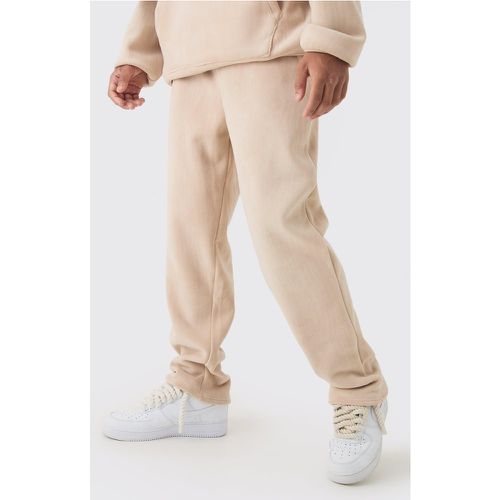 Jogging droit en polaire - S - Boohooman - Modalova