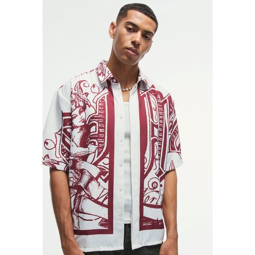 Chemise oversize imprimée - L - Boohooman - Modalova