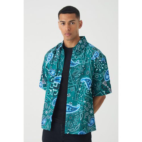 Chemise oversize à imprimé cachemire - S - Boohooman - Modalova