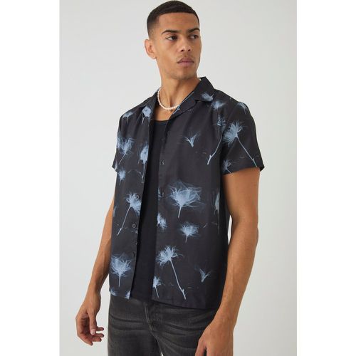 Chemise cintrée fleurie - XL - Boohooman - Modalova