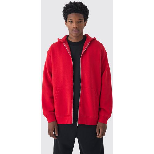 Sweat à capuche oversize basique homme - M - Boohooman - Modalova