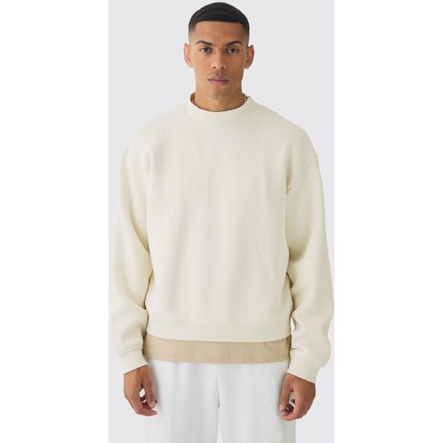 Sweat oversize basique à col montant homme - S - Boohooman - Modalova