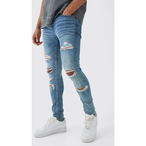 Jean skinny déchiré - 28R - Boohooman - Modalova