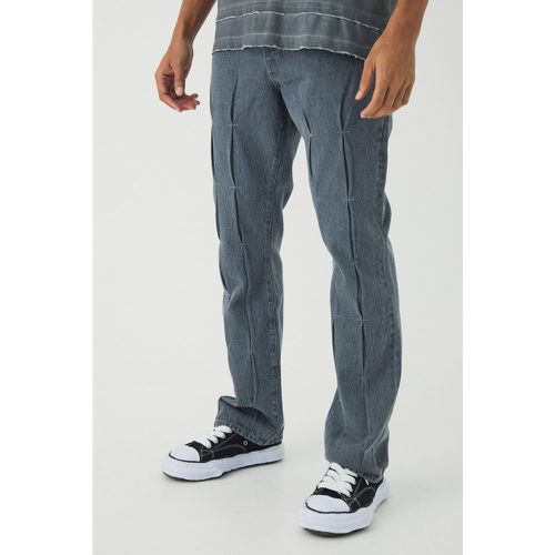 Jean slim flare en denim - 28R - Boohooman - Modalova