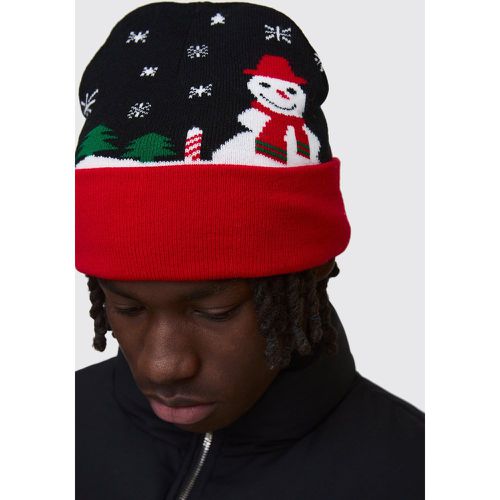 Bonnet à imprimé festif - ONE SIZE - Boohooman - Modalova