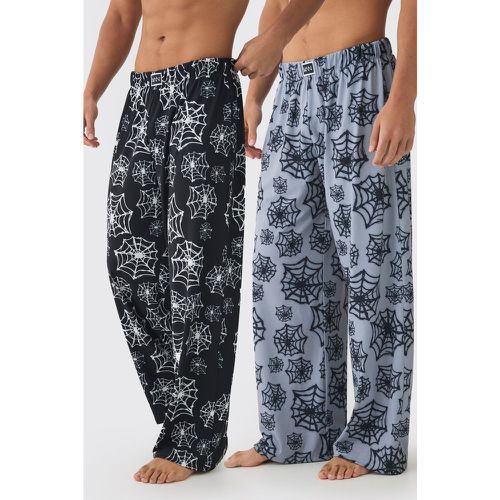 Lot de 2 bas confort à imprimé toile d'araignée - S - Boohooman - Modalova