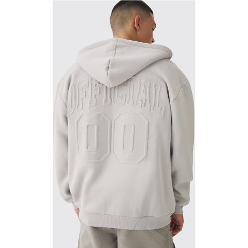 Sweat à capuche oversize universitaire à slogan Official homme - S - Boohooman - Modalova