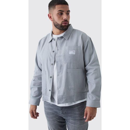 Grande taille - Surchemise à poches - XXXL - Boohooman - Modalova