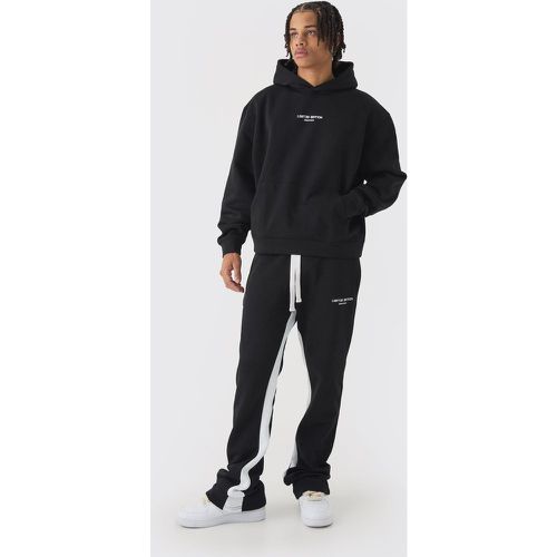 Oversized Boxy Limited Edition Extended Drawcords Hooded Tracksuit - XL - Boohooman - Modalova