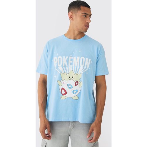 T-shirt oversize à imprimé Pokémon - M - Boohooman - Modalova