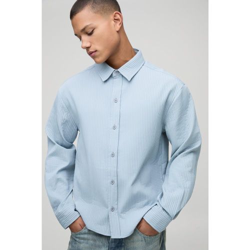 Surchemise technique plissée - S - Boohooman - Modalova