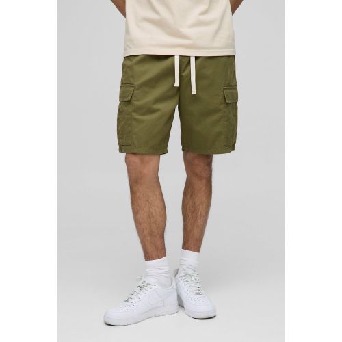 Short cargo large à taille élastiquée - S - Boohooman - Modalova