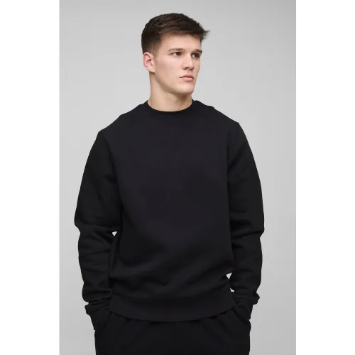 Tall - Sweat basique épais à col ras du cou homme - S - Boohooman - Modalova