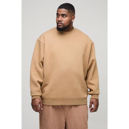 Grande taille - Sweat oversize basique à col ras du cou - XXXL - Boohooman - Modalova