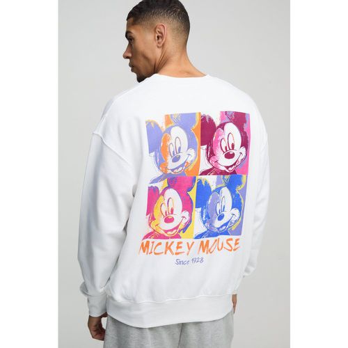 Sweat oversize à imprimé Mickey - S - Boohooman - Modalova