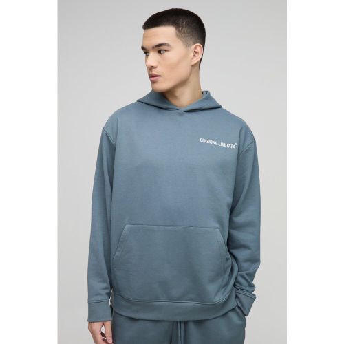 Sweat à capuche oversize épais à col zippé homme - S - Boohooman - Modalova