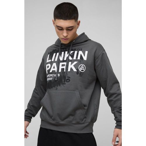 Sweat À Capuche Oversize À Imprimé Linkin Park - L - boohoo - Modalova