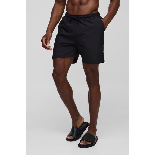 Short de bain mi-long à logo en - S - Boohooman - Modalova