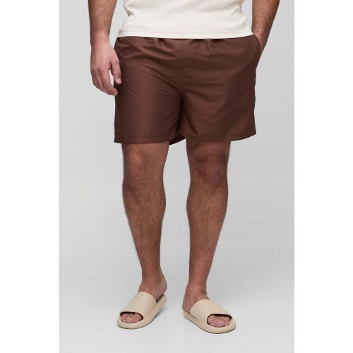 Grande taille - Short de bain court à logo - XXXL - Boohooman - Modalova