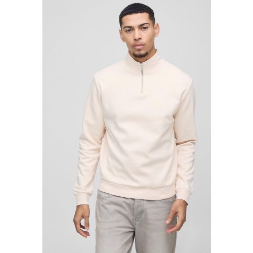 Top à col montant zippé homme - S - Boohooman - Modalova