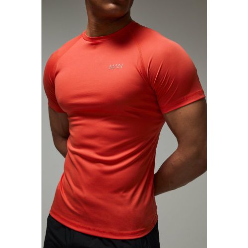 T-shirt de sport moulant en mesh - MAN Active homme - 2XL - Boohooman - Modalova