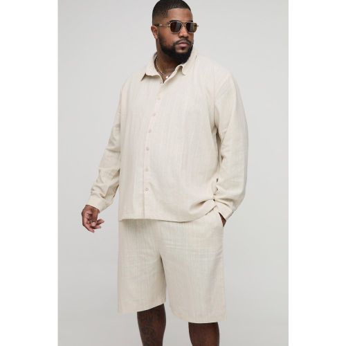 Grande taille - Ensemble oversize avec short - XXXL - Boohooman - Modalova