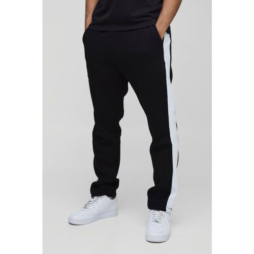 Jogging droit à motif jacquard - S - Boohooman - Modalova