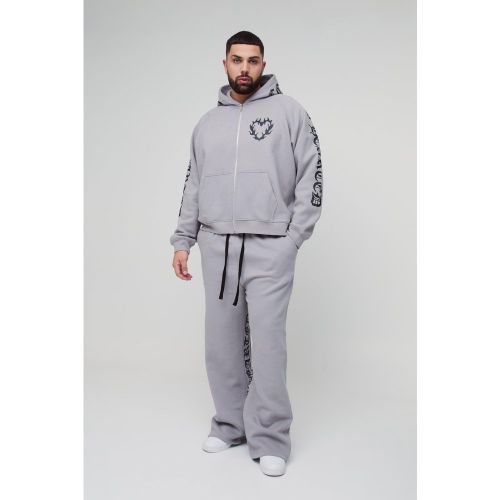 Grande taille - Survêtement oversize à imprimé cœur - XXXL - Boohooman - Modalova