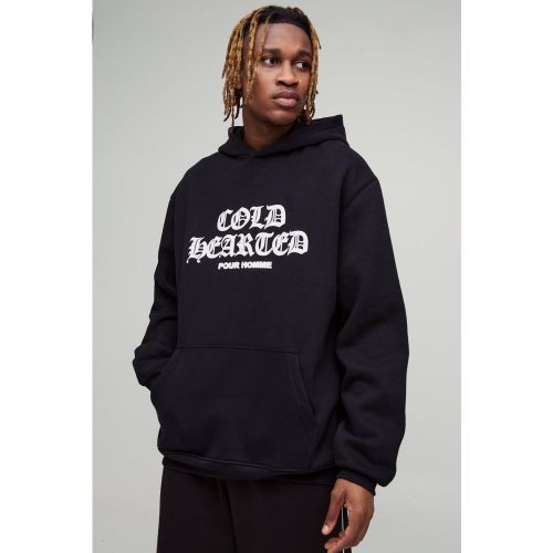 Tall - Sweat à capuche oversize à slogan - S - Boohooman - Modalova