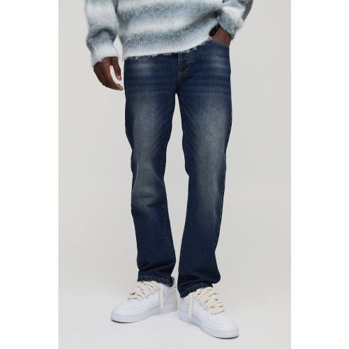 Jean droit délavé - 28R - Boohooman - Modalova
