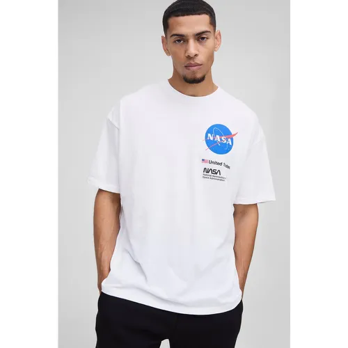 T-Shirt Oversize À Imprimé Nasa - L - boohoo - Modalova