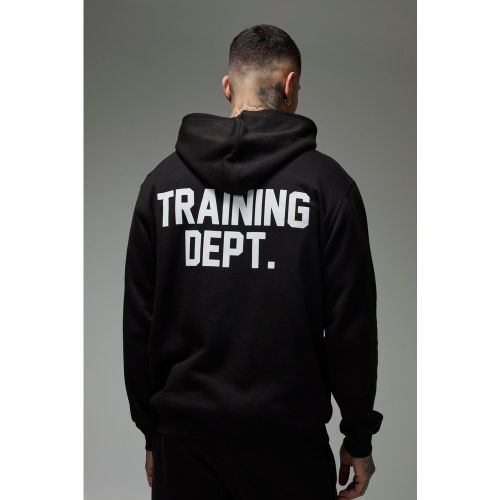 Tall - Sweat à capuche de sport zippé - MAN Active - S - Boohooman - Modalova