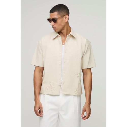 Chemise oversize fleurie - S - Boohooman - Modalova