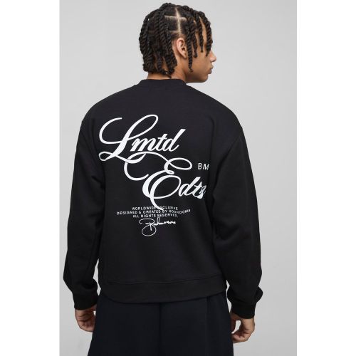 Sweat oversize imprimé à col montant homme - S - Boohooman - Modalova