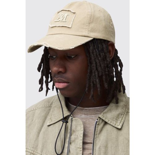 Bob long à bords bruts - ONE SIZE - Boohooman - Modalova