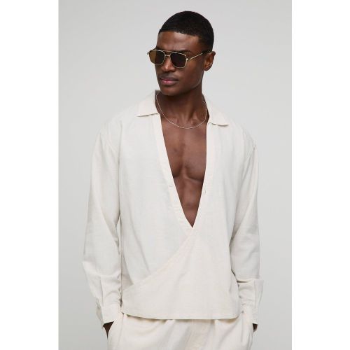 Chemise oversize à manches longues - S - Boohooman - Modalova