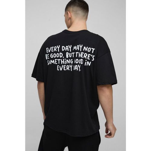 T-shirt oversize imprimé - S - Boohooman - Modalova