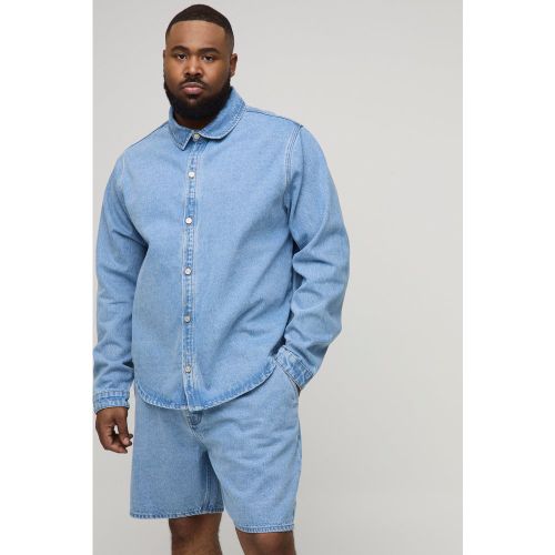 Grande taille - Ensemble avec chemise et jort - XXXL - Boohooman - Modalova