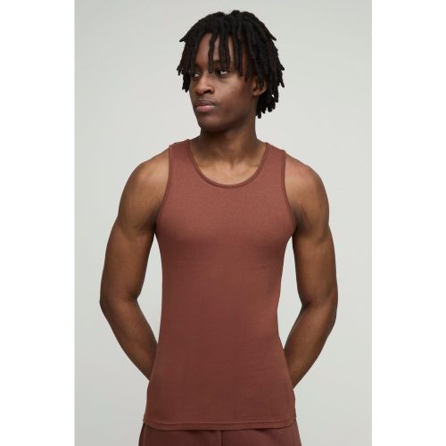 Débardeur côtelé basique - M - Boohooman - Modalova