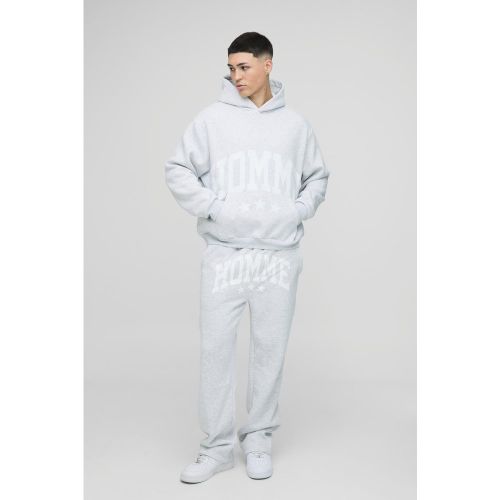 Survêtement oversize avec sweat à capuche - S - Boohooman - Modalova
