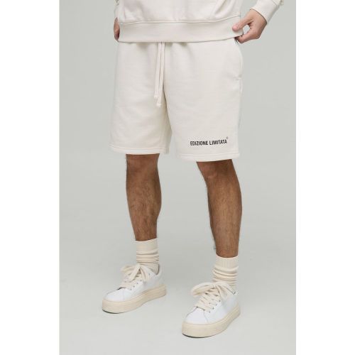 Short épais mi-long à imprimé Edizione - S - Boohooman - Modalova