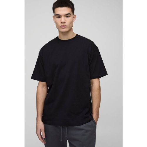 T-shirt basique oversize à col ras-du-cou - S - Boohooman - Modalova