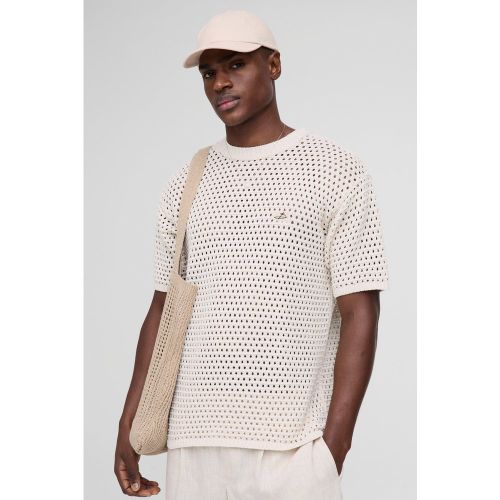 T-shirt droit à coutures apparentes - S - Boohooman - Modalova
