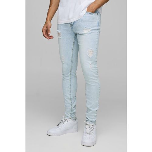 Jean skinny délavé déchiré - 30R - Boohooman - Modalova
