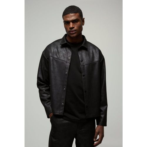 Surchemise oversize en synthétique - S - Boohooman - Modalova