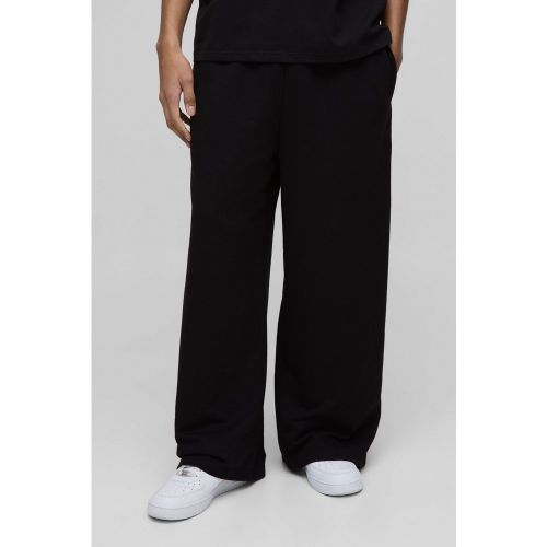 GSM Loopback Basic Extreme Wide Leg Jogger - S - Boohooman - Modalova