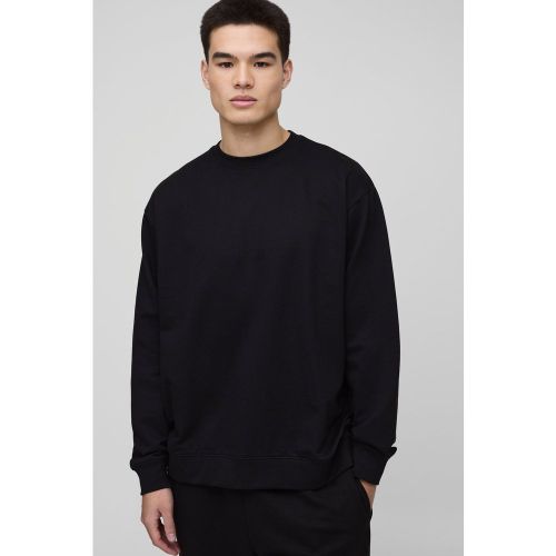 Sweat oversize basique à col ras du cou homme - S - Boohooman - Modalova