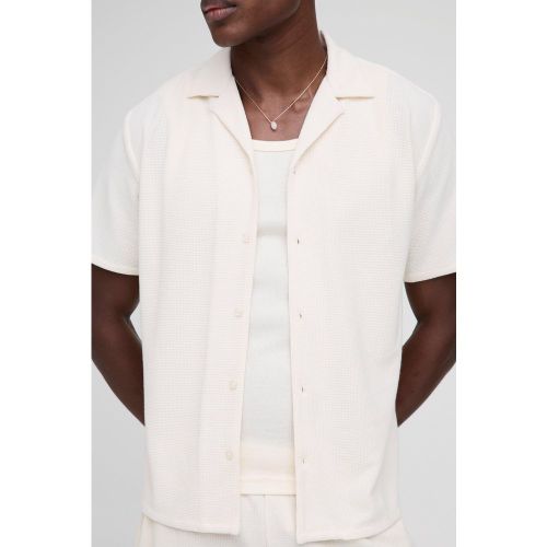 Chemise oversize alvéolée - S - Boohooman - Modalova