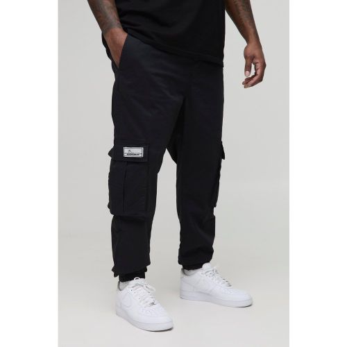 Grande taille - Jogging cargo à taille élastiquée - 2XL - Boohooman - Modalova